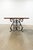 Vintage Wood Top Dining Table With Iron Base For Sale In Austin - Image 6 of 15