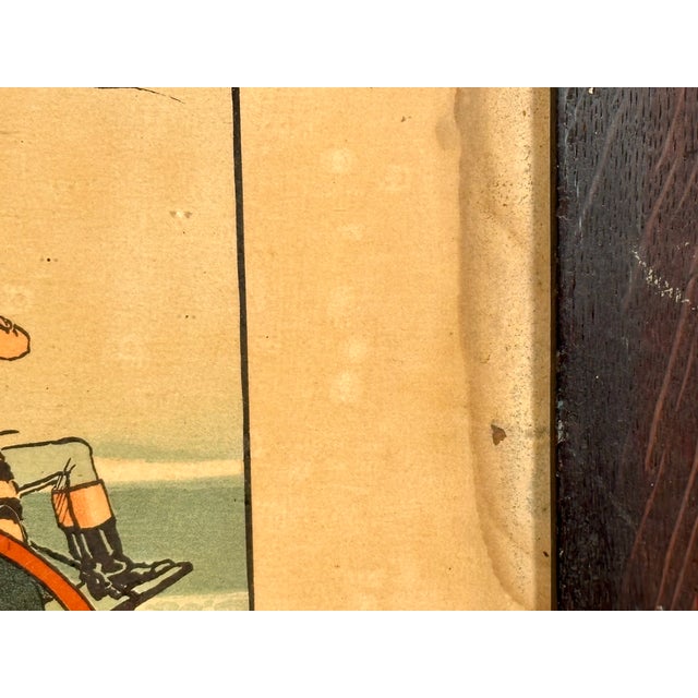 Cecil Aldin Framed Lithograph Titled, 'Brighton' c.1900 For Sale - Image 12 of 17