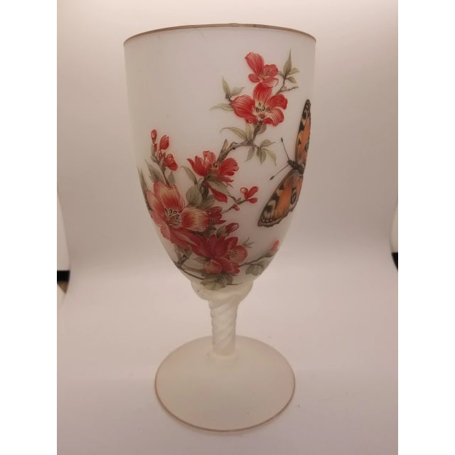 Vintage Norleans Butterfly and Flowers Vase, Made in Italy For Sale - Image 4 of 4