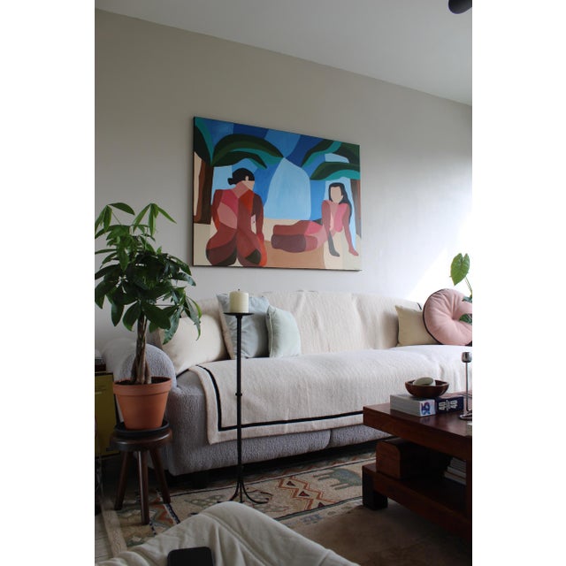 Bodasca, Nude Women in the Shade, 2026, Acrylic on Canvas For Sale - Image 3 of 10