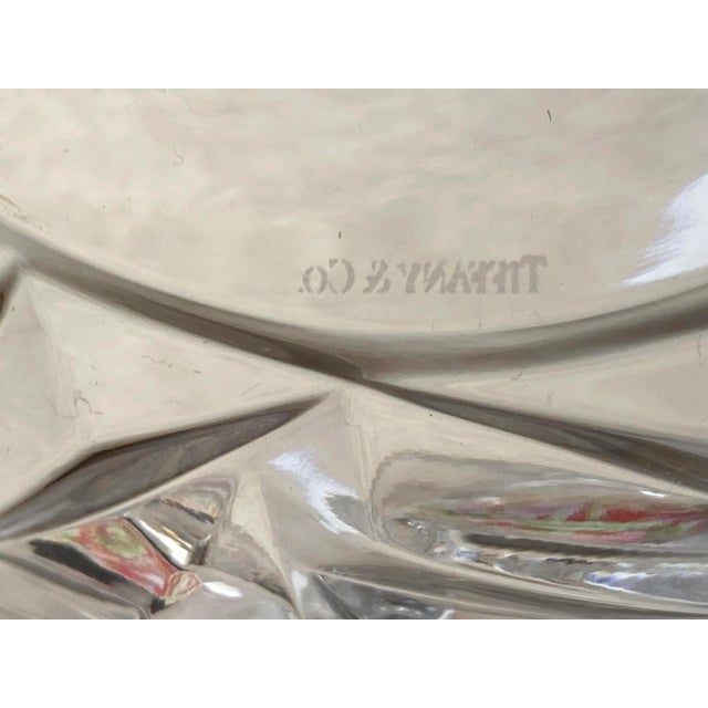 Contemporary Late 20th Century Tiffany & Co. “Rock Cut” Crystal Bowl Excellent Condition For Sale - Image 3 of 10