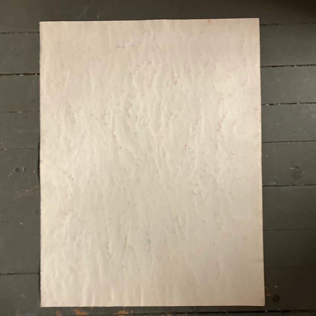 1960’s Original E.J.Hartmann Abstract Female Portrait Painting Signed For Sale - Image 4 of 5