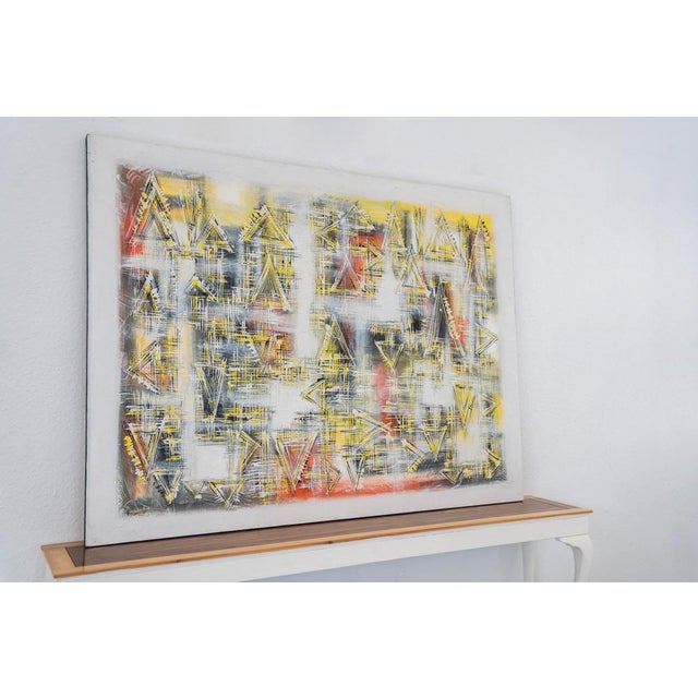 Abstract Composition, 2000, Acrylic on Canvas, in Very Good conditions. Designed from 2000