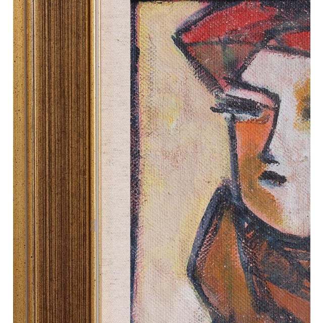 Hidden Portaits II, 1980s, Acrylic on Canvas, Framed For Sale - Image 4 of 12