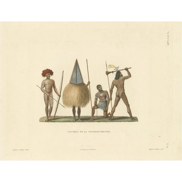 Duperrey, Natives of New Ireland, Print For Sale - Image 6 of 6