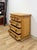 Late 20th Century Mexican Solid Pine Five Drawer Dresser Wrought Iron Pulls Rustic Farmhouse Chest For Sale - Image 11 of 13