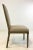 2010s Transitional French Style Greige Linen Side Chair For Sale - Image 5 of 7