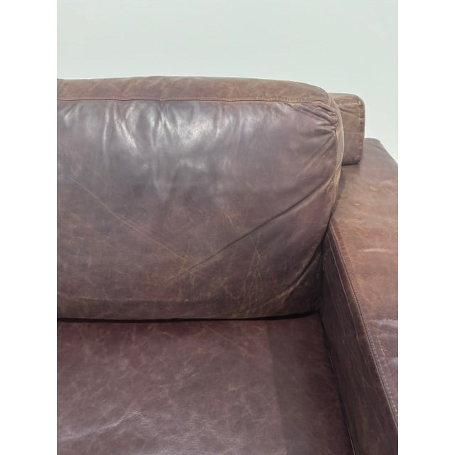 Animal Skin Natuzzi Gregory Italian Leather Sofa & Matching Lounge Chair - Model 2191/1834 For Sale - Image 7 of 17