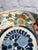 Navy Blue Antique Japanese Imari Porcelain Bowl - 10" Meiji Period Arita Ware - Hand-Painted Floral For Sale - Image 8 of 12
