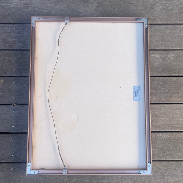 Blue Signed 1987 New York City Map Art Print “Impressions of New York” by Tencel For Sale - Image 8 of 9