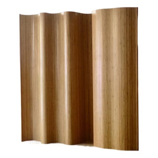 Au Naturel Room Divider or Screen in Natural Bamboo 6 Ft High by 8 Ft Long For Sale