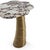 Contemporary Palm Side Table in Calacatta Viola Marble and Brass by InsidherLand For Sale - Image 3 of 11