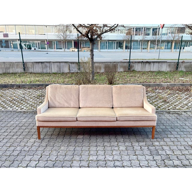 Kill International Mohair Sofa by Rudolf Glatzel for Kill International, 1960s For Sale - Image 4 of 13