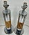 Pair of Modernist Polished Chrome and Cork Table Lamps For Sale - Image 4 of 12