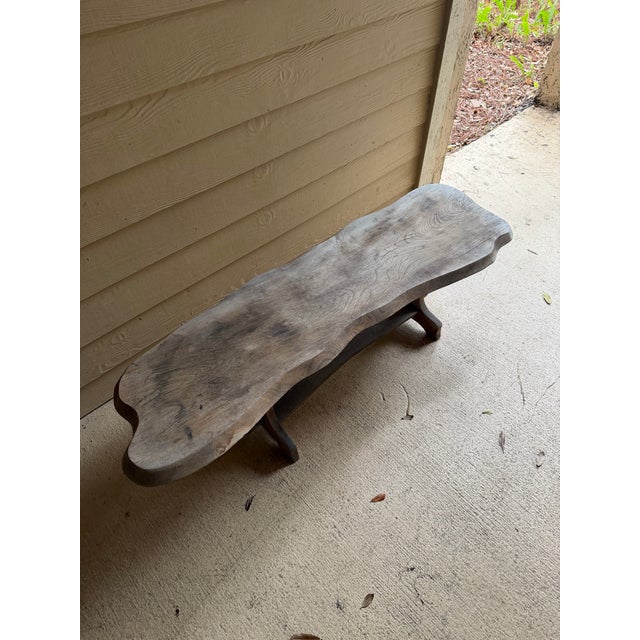 Primitive Wood Bench or Coffee Table For Sale In Jacksonville, FL - Image 6 of 7