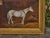 Antique English Oil Painting of a White Horse in Giltwood Frame, circa 1884 For Sale - Image 12 of 12