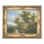 Late 20th Century Ornate French Country Landscape Painting For Sale