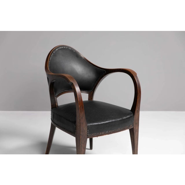 Model 6126 Armchair by Bruno Paul for United Workshops, 1905 For Sale - Image 3 of 9