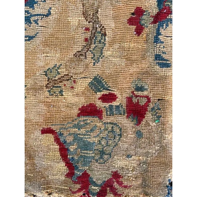 Antique Needlepoint Tapestry For Sale - Image 6 of 10