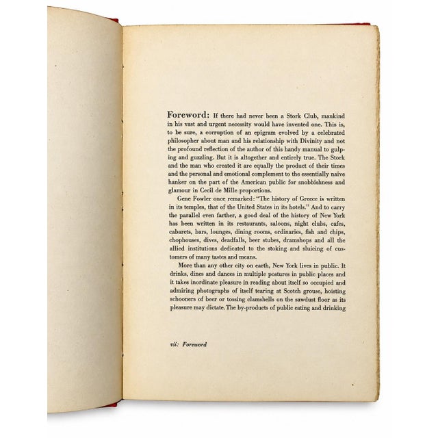 The Stork Club Bar Book by Lucius Beebe 1946 For Sale In Washington DC - Image 6 of 12