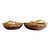 Mid-Century Modern Vintage 1970s Nesting Oblong Wood Mango Bowl With Rattan Trim - Set of 2 For Sale - Image 3 of 5