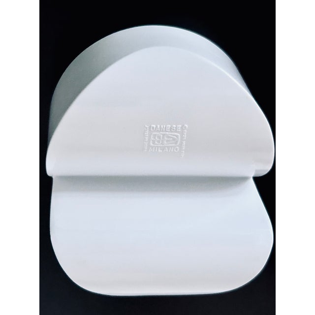 Plastic Enzo Mari - White "Colleoni" Pencil Holder, by Enzo Mari 1970, for Danese Milano - Italy For Sale - Image 7 of 7