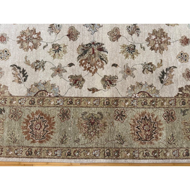 Tabriz Persian Style Handmade Wool Area Rug 9x12 For Sale - Image 9 of 10