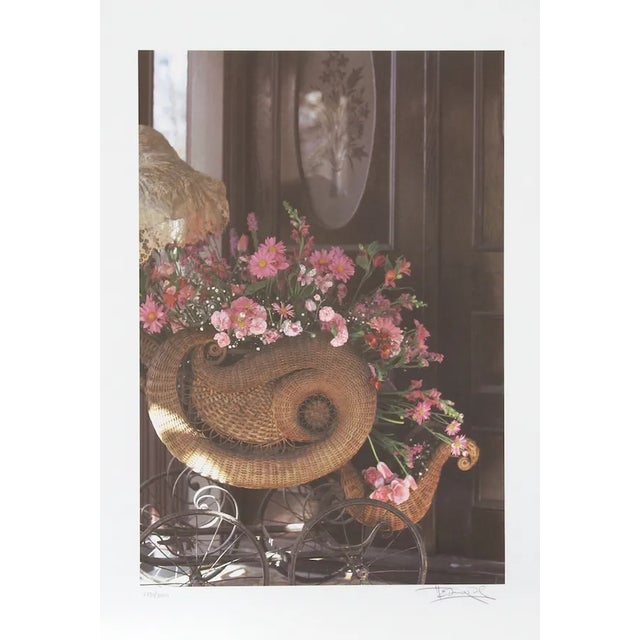 H. Edwards, Carriage of Flowers, Offset Lithograph For Sale
