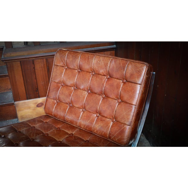 Set of Halo Armchair and Ottoman in Leather by Timothy Oulton, 2010s For Sale - Image 13 of 17