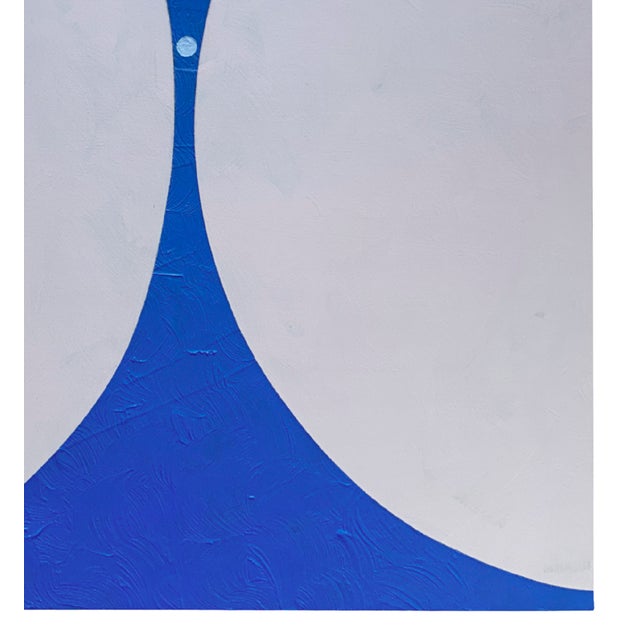 Mid-Century Modern Contemporary Painting Funnel by Emily Bartolone For Sale - Image 3 of 4
