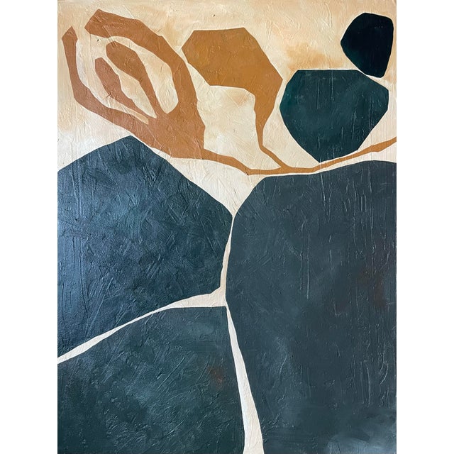 Contemporary 2026 "Sopravvivenza" Abstract Contemporary Unframed Painting on Canvas by r.k. Red For Sale - Image 3 of 5