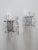 Mid-Century Modern Crystal Glass Sconces from Kinkeldey, 1960s, Set of 2 For Sale - Image 9 of 17