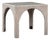 Tomlin Beige Game Table with Glass Top For Sale