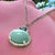 2010s Persian Turquoise Sapphire Diamond Necklace 17" 14k WG 19.03 TCW Certified For Sale - Image 5 of 15
