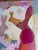 “Fluffle” a Rabbit Painting by LWren Walraven For Sale - Image 4 of 10