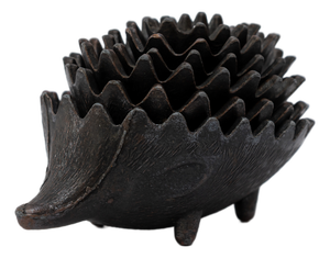Vintage Aluminium Hedgehog Ashtray, 1950
