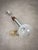 Vintage Italian Chrome and Glass Pendant Lamp For Sale - Image 13 of 14