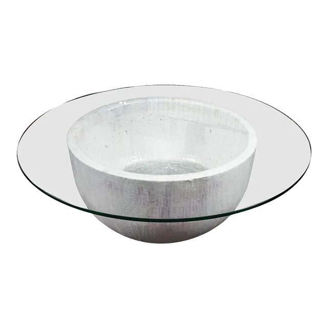 Industrial Salvage Melt Pot Coffee Table For Sale