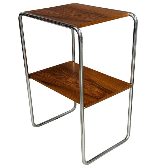1930s Bauhaus Chrome Serviced Table by Hynek Gottwald, 1930s For Sale - Image 5 of 9