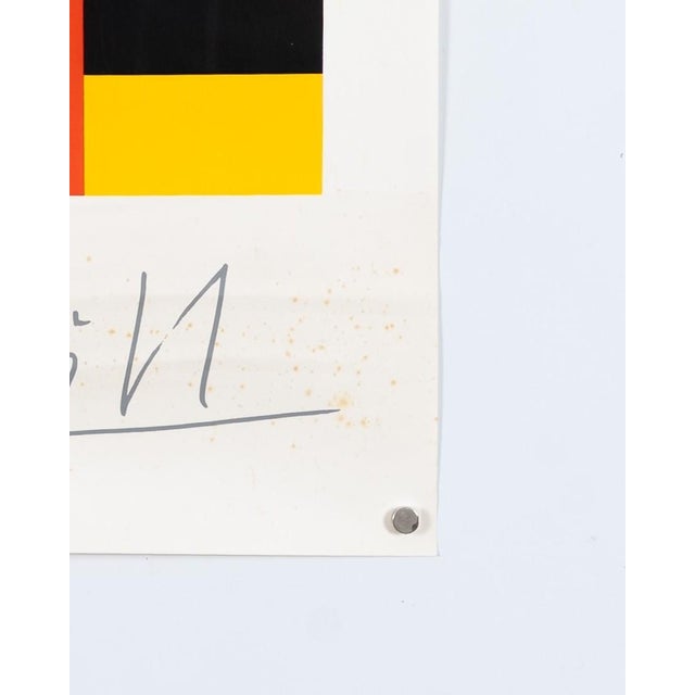 Paper Grenoble 1969 Original Serigraph Exhibition Poster by Max Bill For Sale - Image 7 of 9