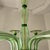 1980s Mid Century Modern, Murano Green Glass Chandelier For Sale - Image 9 of 9