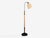 Art Deco 1930s Swedish Art Deco, Adjustable Floor Lamp, Birch, Metal For Sale - Image 3 of 11
