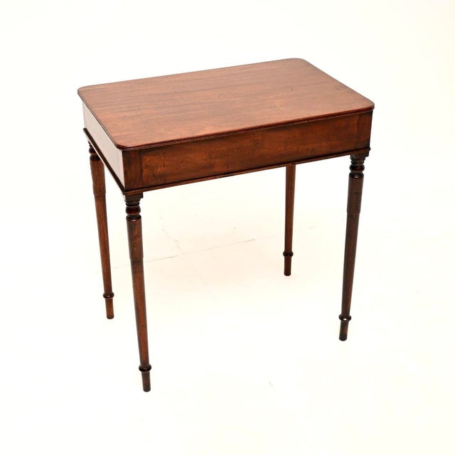 19th Century Antique Georgian Side Table, 1810 For Sale - Image 5 of 11