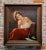 Girl admiring herself in the Mirror -c1880s Italian Romanticism Oil Painting Oil painting on canvas - circa 1880 Canvas...