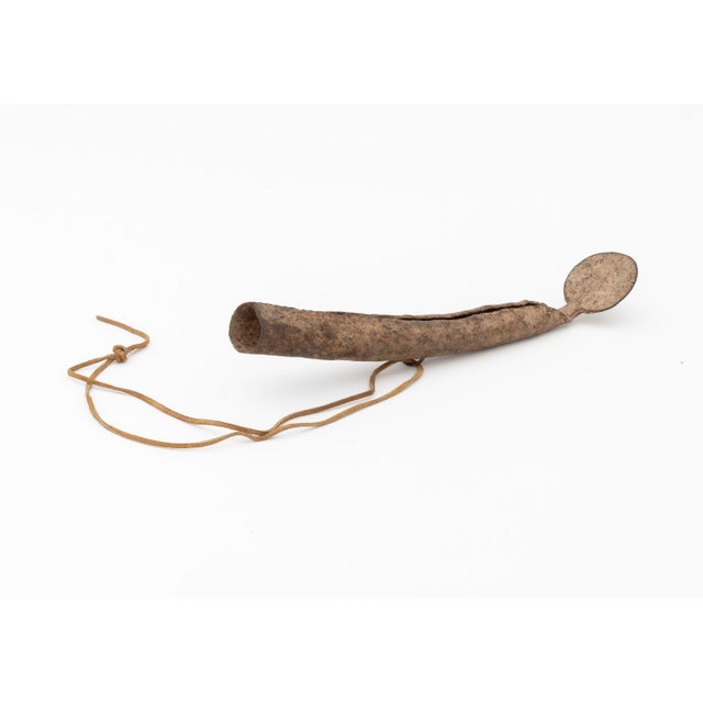 West African Senufo Hand-Forged Iron Rasp Gong For Sale - Image 10 of 10