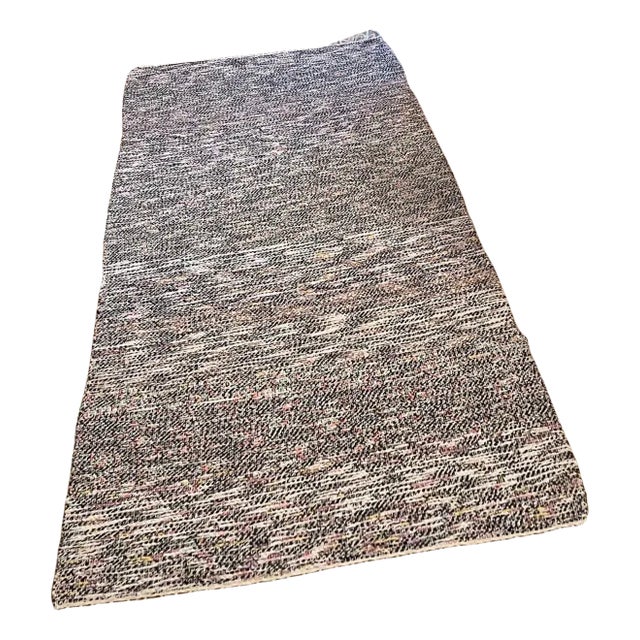 Vintage Turkish Boho Kilim Tapis Pillow Cover For Sale