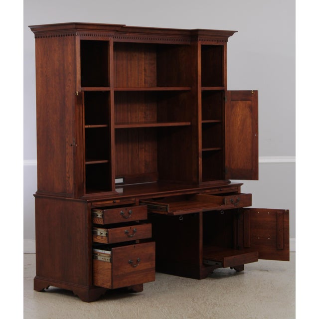 Lexington Furniture Lexington Bob Timberlake Cherry Desk W. Hutch Top For Sale - Image 4 of 18