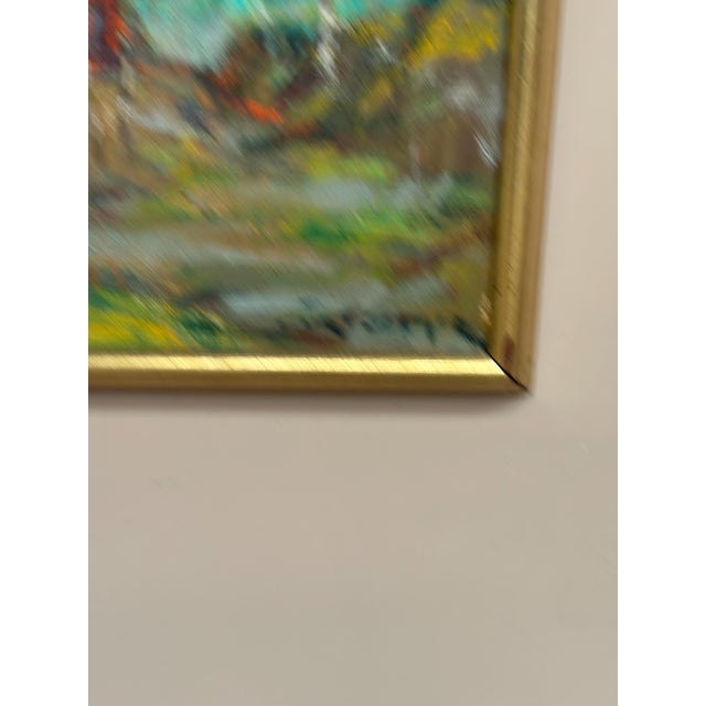 Curt Selmer, Autumn Landscape, 1950s, Oil on Panel, Framed For Sale - Image 9 of 18