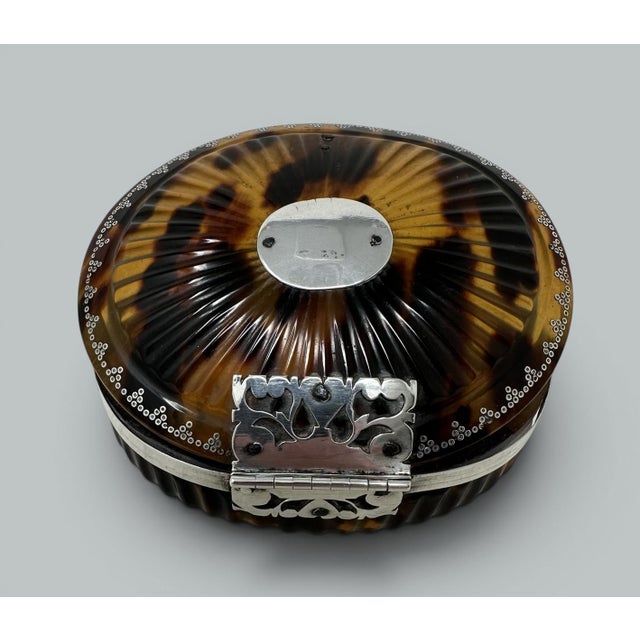 Antique Victorian Casket Tortoiseshell Trinket Jewellery Regency Grand Tour 1840 For Sale - Image 4 of 4