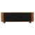 2020s Rounded Cement Top Teak Modern Sideboard Credenza For Sale - Image 5 of 8